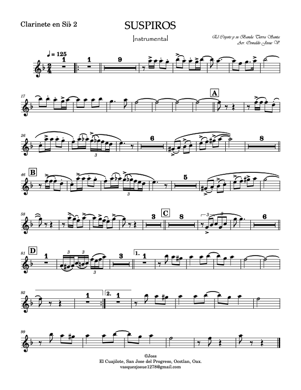 La imagen puede contener una previsualizacion de una partitura